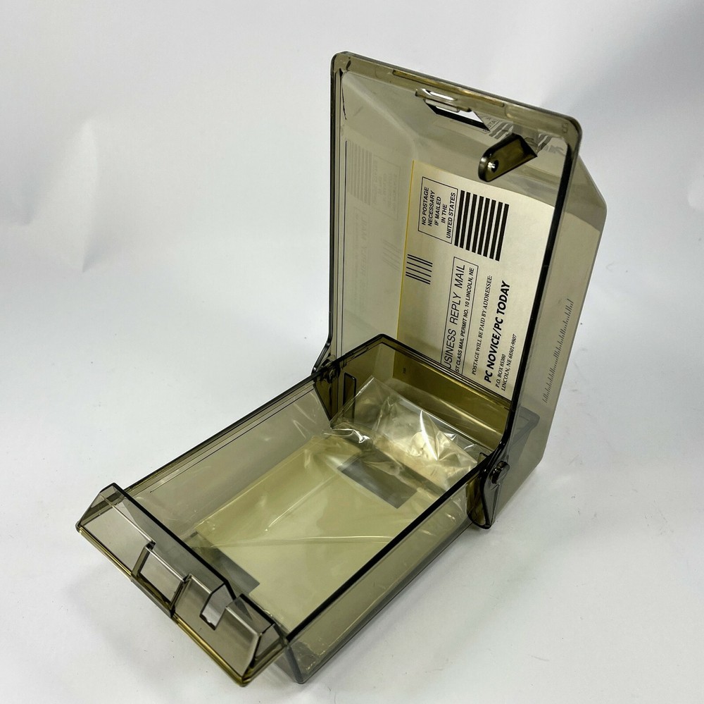 NOS SRW Disk File 30 Plus - 3.5" 3 1/2" Diskette 34 Disk Tray Box Case