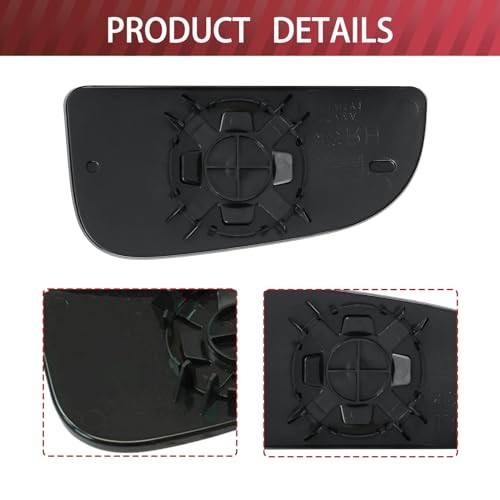 Side Mirror Replacement Glass Compatible with 2009-2020 Passenger Side Right