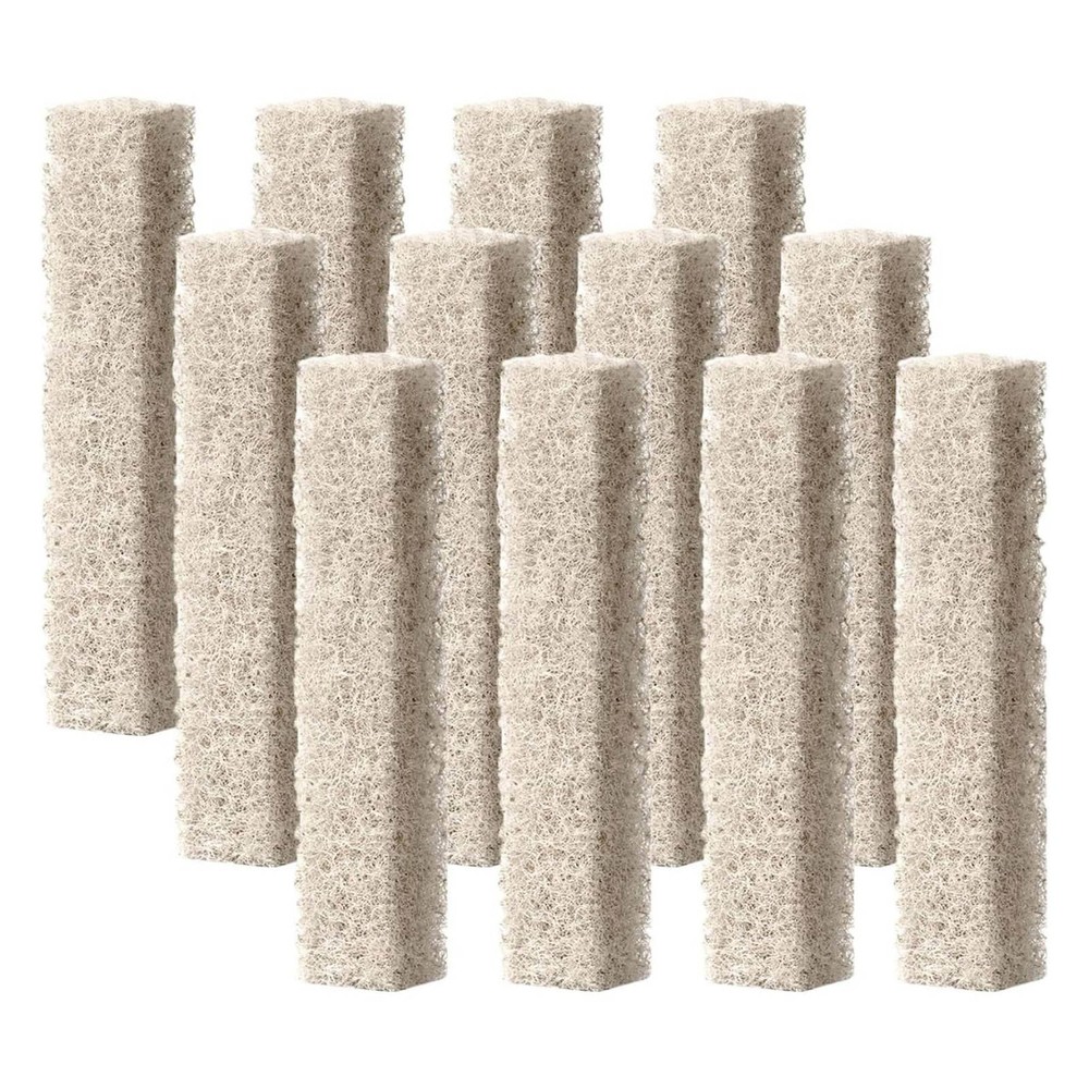 12PCS Aquarium Ammonia Filter Pads Replacement Compatible For HOB Filter