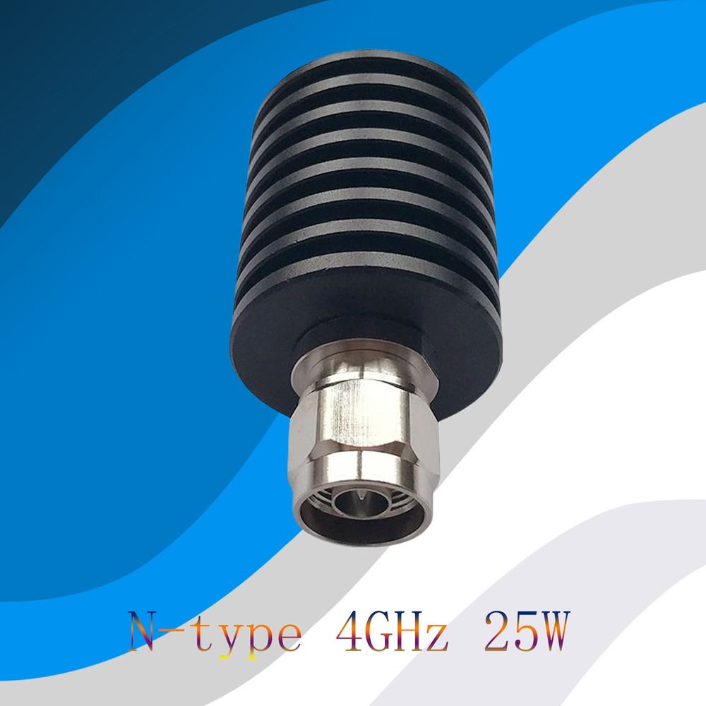 25W N-Type RF Fixed Coaxial Attenuator 10dB for RF Network Analyzer Calibration