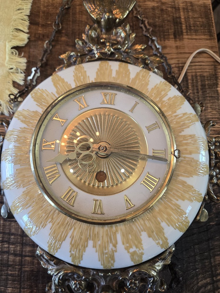 Old Brass Clock