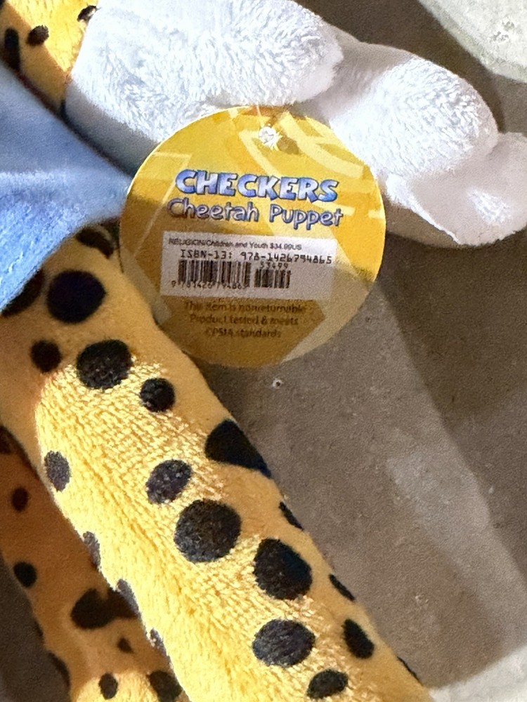 Checkers Cheetah Leopard G Force Plush Abingdon NWT