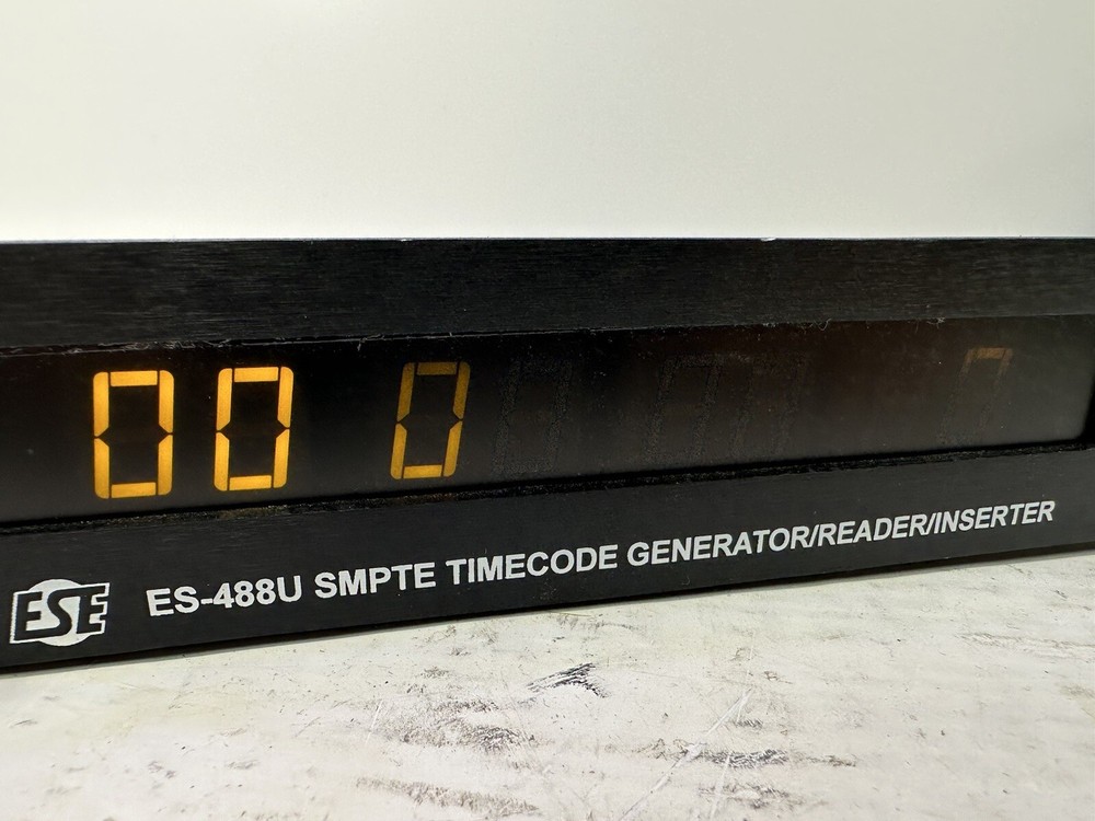 ESE ES-488U SMPTE Time Code Reader, Generator & Video Inserter Tested