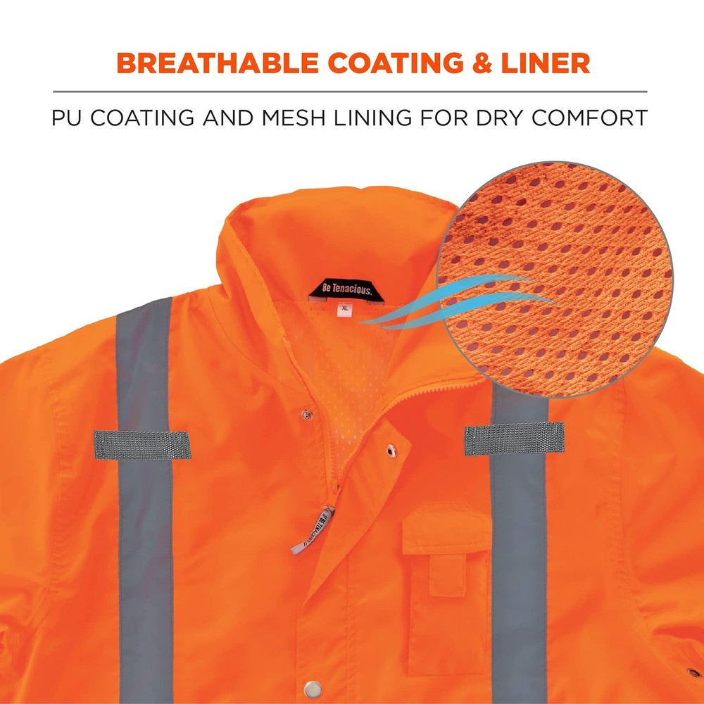 Ergodyne Standard Jacket Large Orange