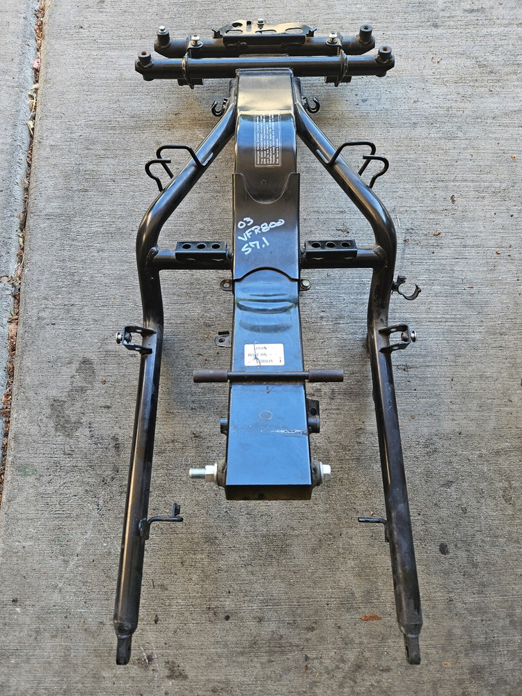 02-09 HONDA INTERCEPTOR 800 VFR800 REAR SUBFRAME BACK SUB FRAME