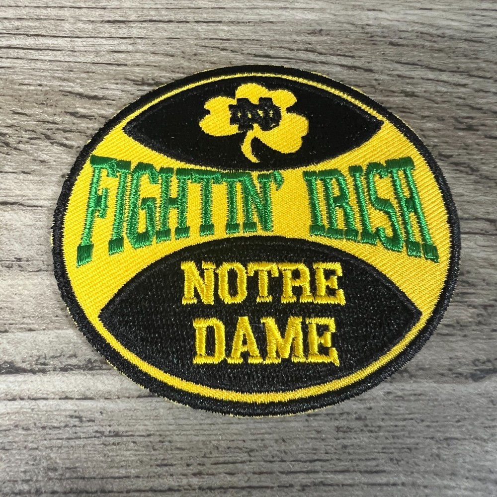 Notre Dame Fighting Irish Embroidered Iron on Patch