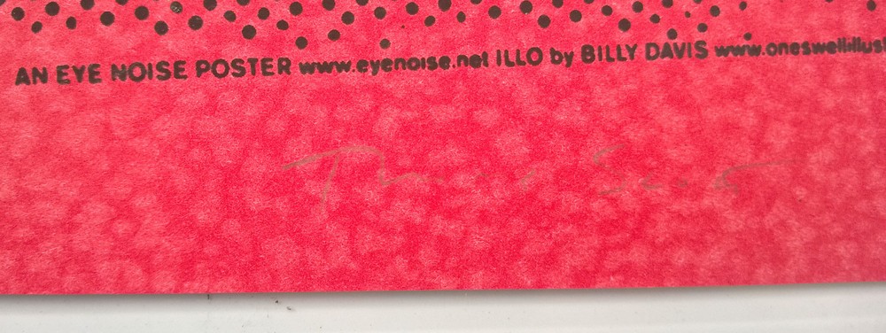 Art Brut Concert Poster Orlando 2006 Light Red