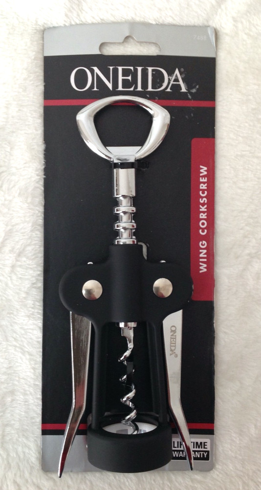 Oneida Wing Corkscrew - Bottle Opener - Barware - NEW