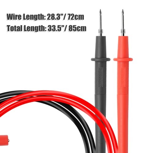2pcs Multimeter Test Leads, Electrical Meter Test Leads Probe, Right Angle