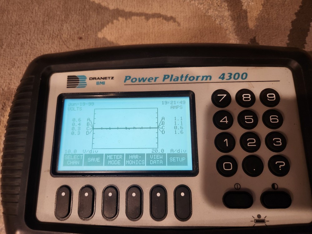 Dranetz Power Platform 4300 Power Quality Analyzer & Accessories
