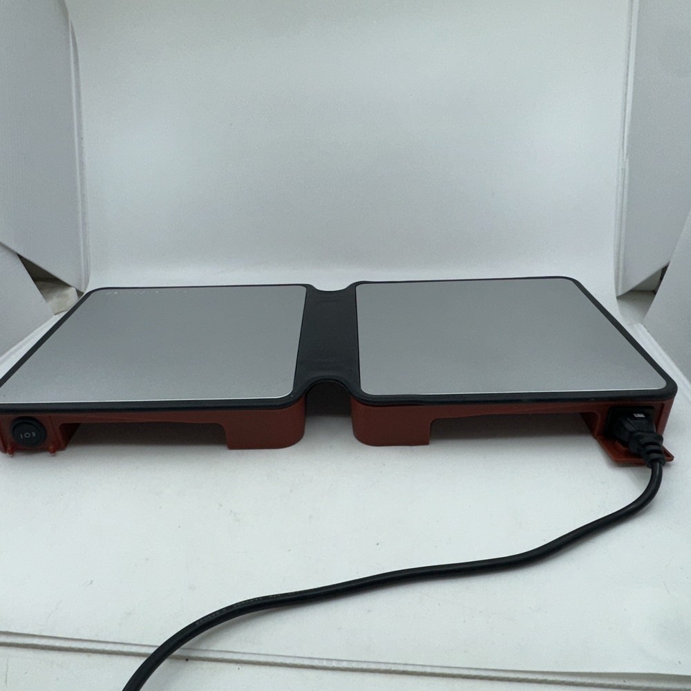 RUST RED Hotmat Connect Modular 2 Dish Foldable Hot Warming Tray