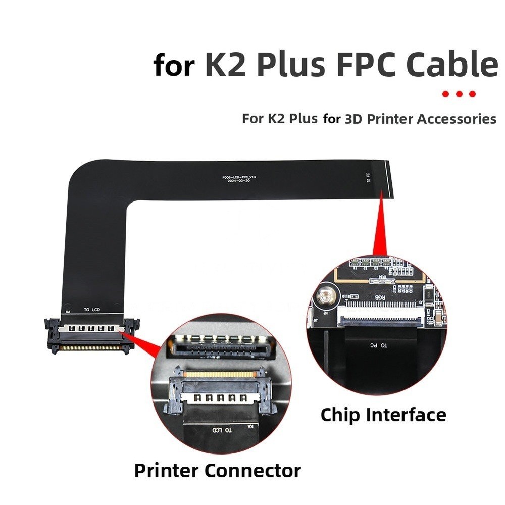 For K2 Plus 40 Pin FPC Cable Support Board for 3D Printer Adapter Card
