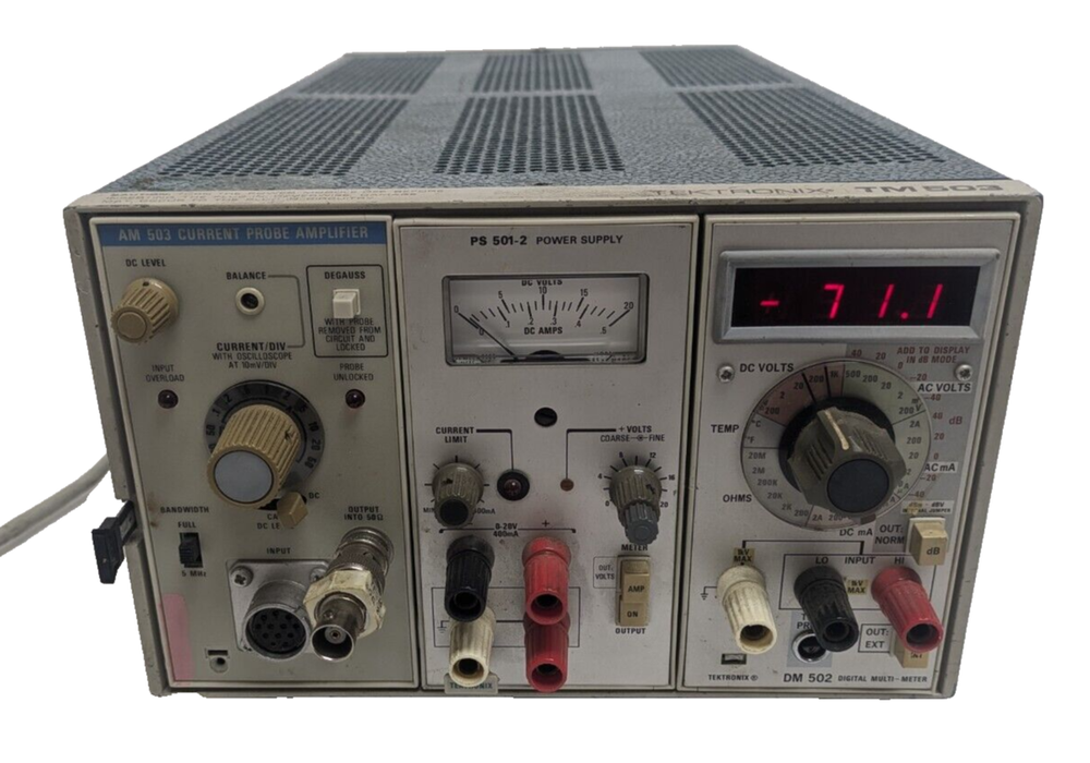 Current Probe - Tektronix TM503 W/ 3x Modules