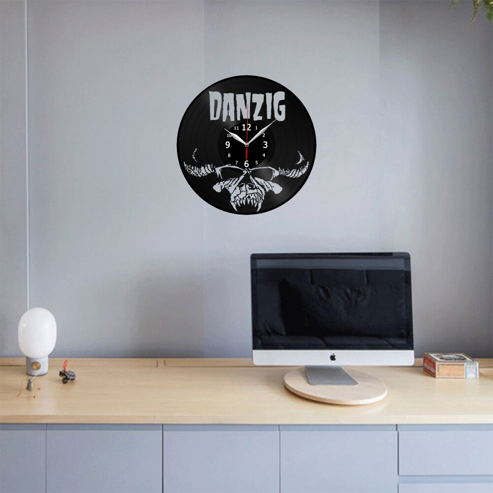 Danzig Vinyl Record Wall Clock Decor Handmade 3852