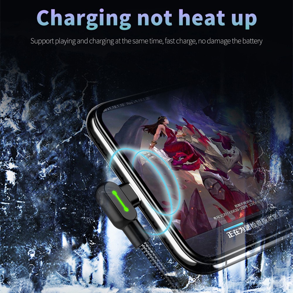 Mcdodo USB Type-C Charger Cable Fast Charging 90 Degree Right Angle Data Cord