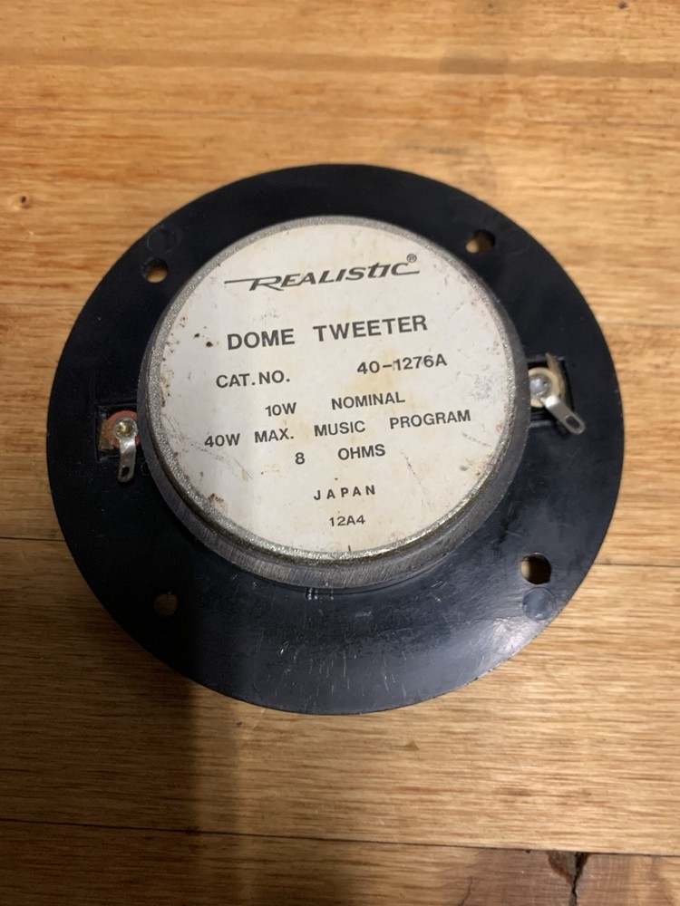 Vintage Realistic Dome Tweeter