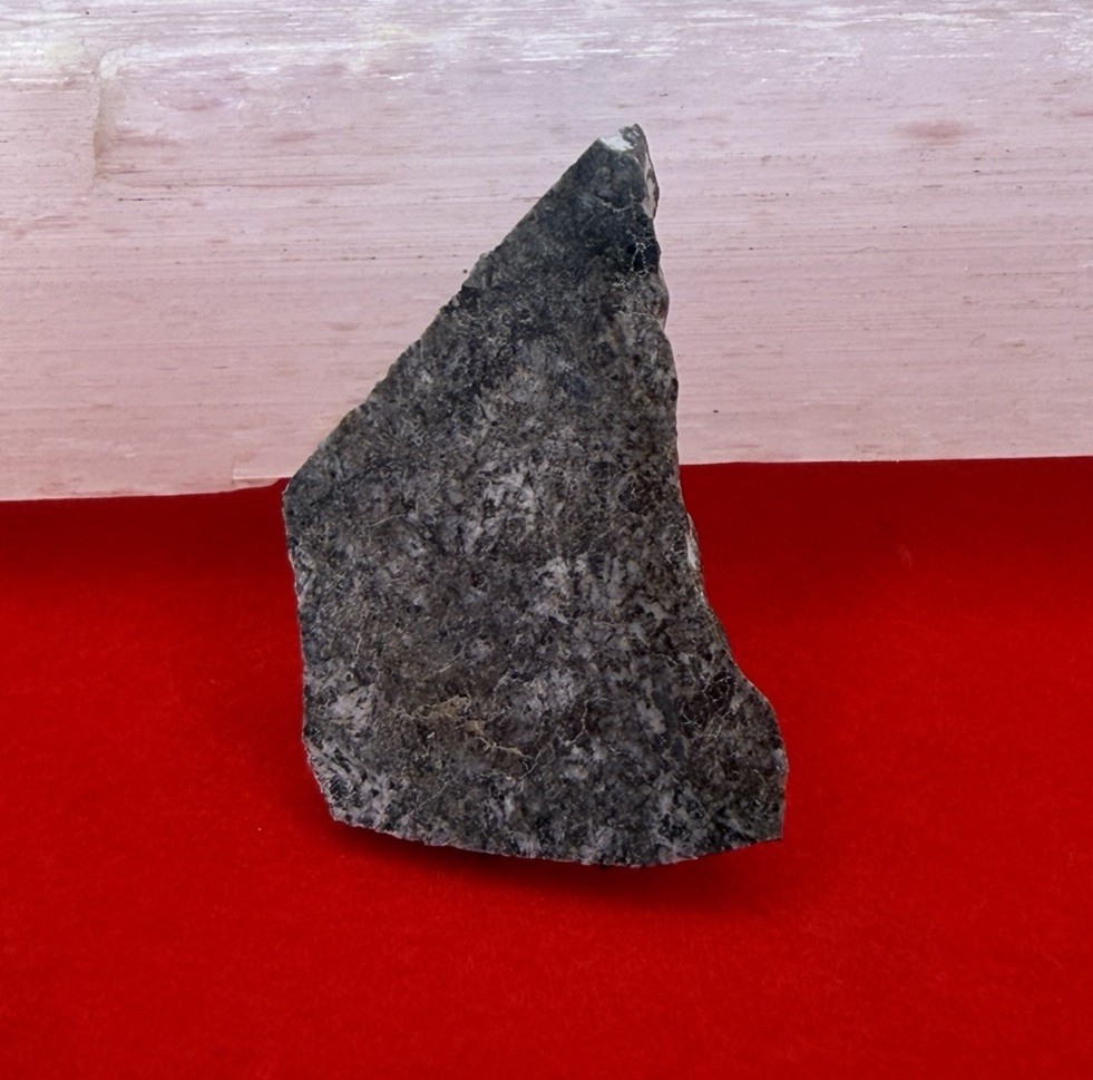 Amgala 001 Martian Meteorite Slice, Shergottite Mars Rock, Rare Meteorite, 1.91g