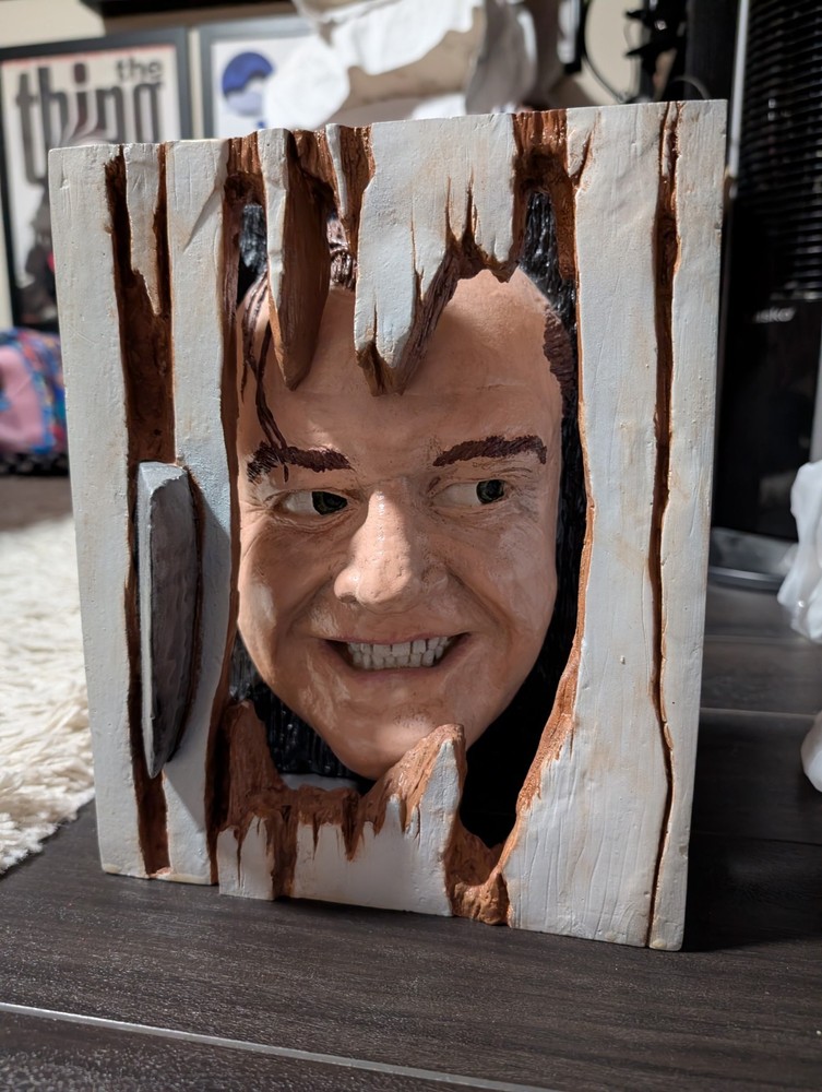 The Shining Jack Torrence Half Bust Horror Wall Mount Bookend