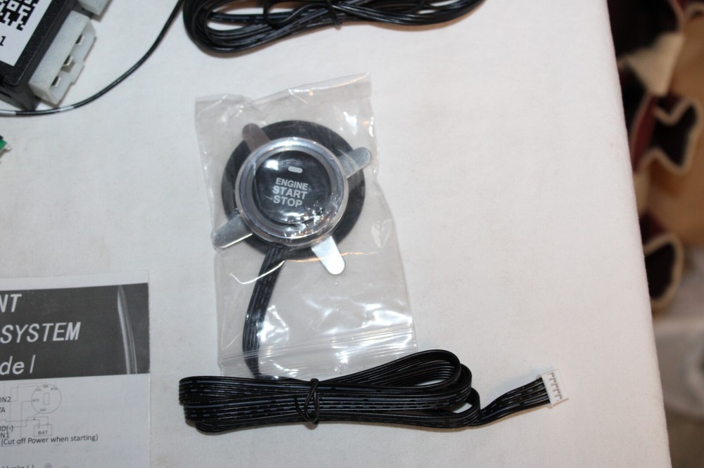 NOS Intelligent Remote-Control Engine Start Keyless Mobile Alarm System PKES-433