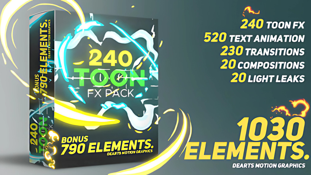 1030 Toon FX And Elements Pack ✅