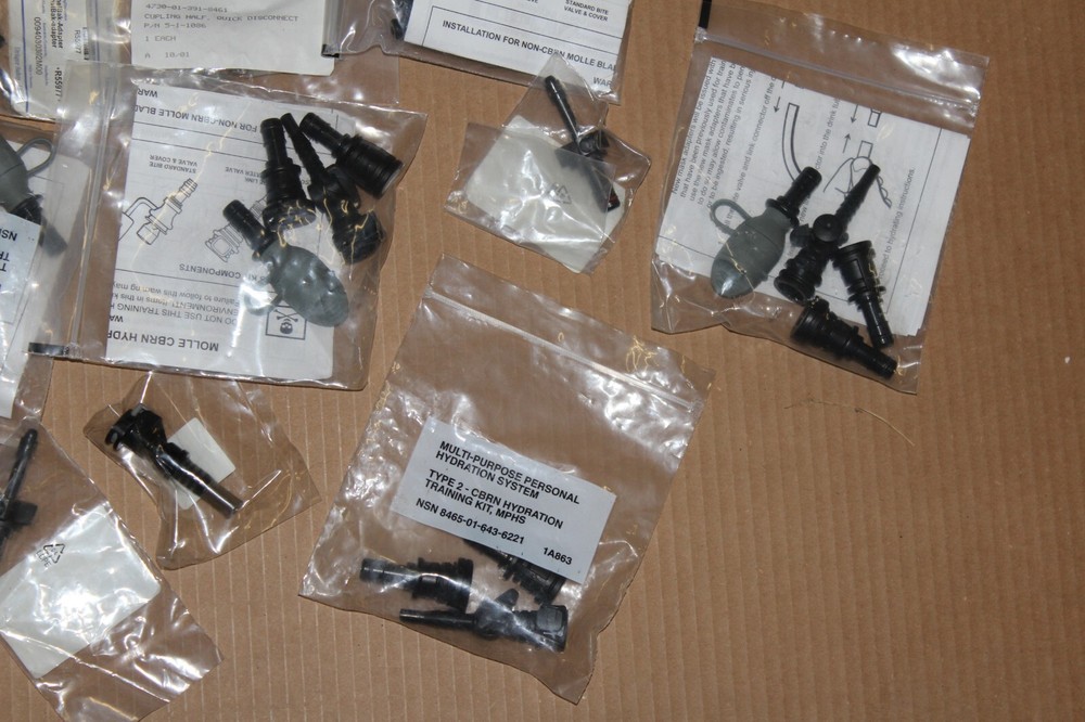 BULK LOT Camelbak Hydration System Type 2 CBRN HYDRATION TRAINING KIT