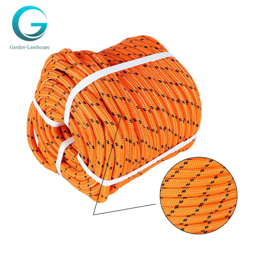 Double Braid Polyester 1/2"x150' Bull Tree Clamping Tree Rope Line Nylon Core