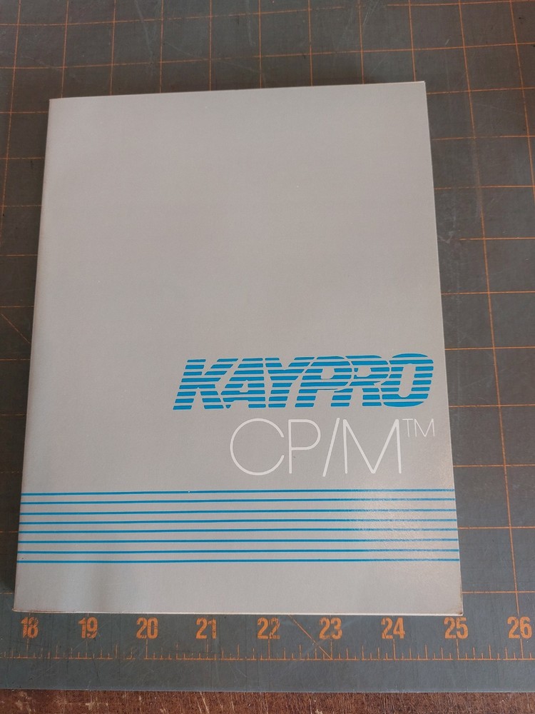 KAYPRO CP/M Vintage computer book Manual Guide