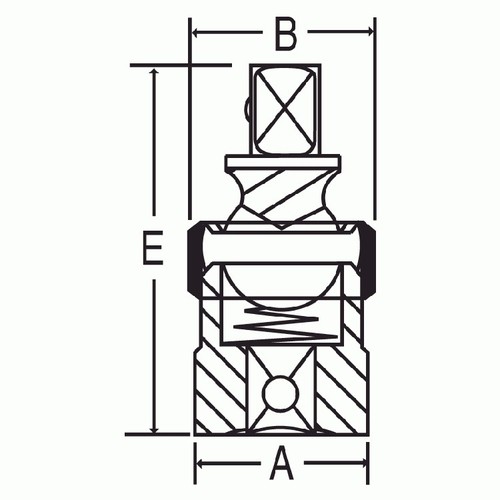 Grey Pneumatic 1129TUJ 3/8" Drive Thin-Wall Universal Joint Impact Socket