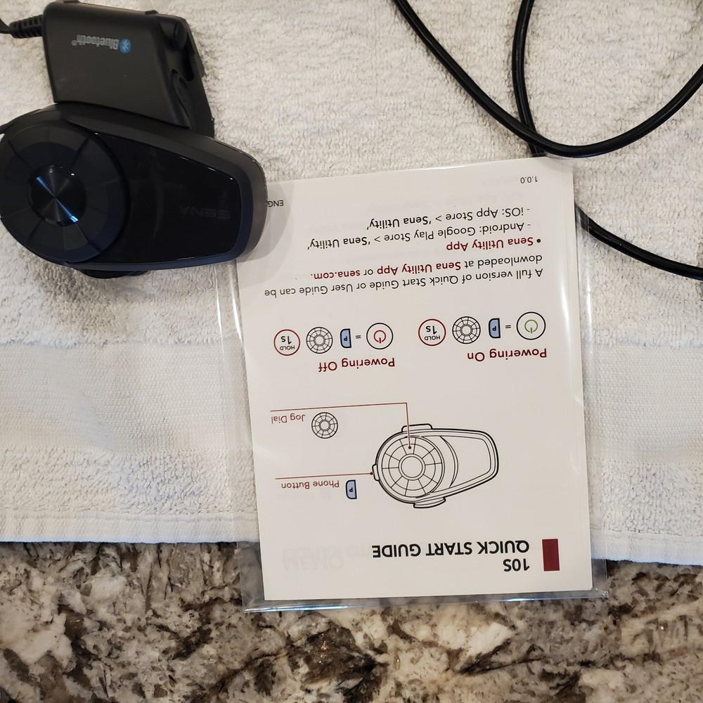 Sena 10S Motorcycle Bluetooth Headset Communication System