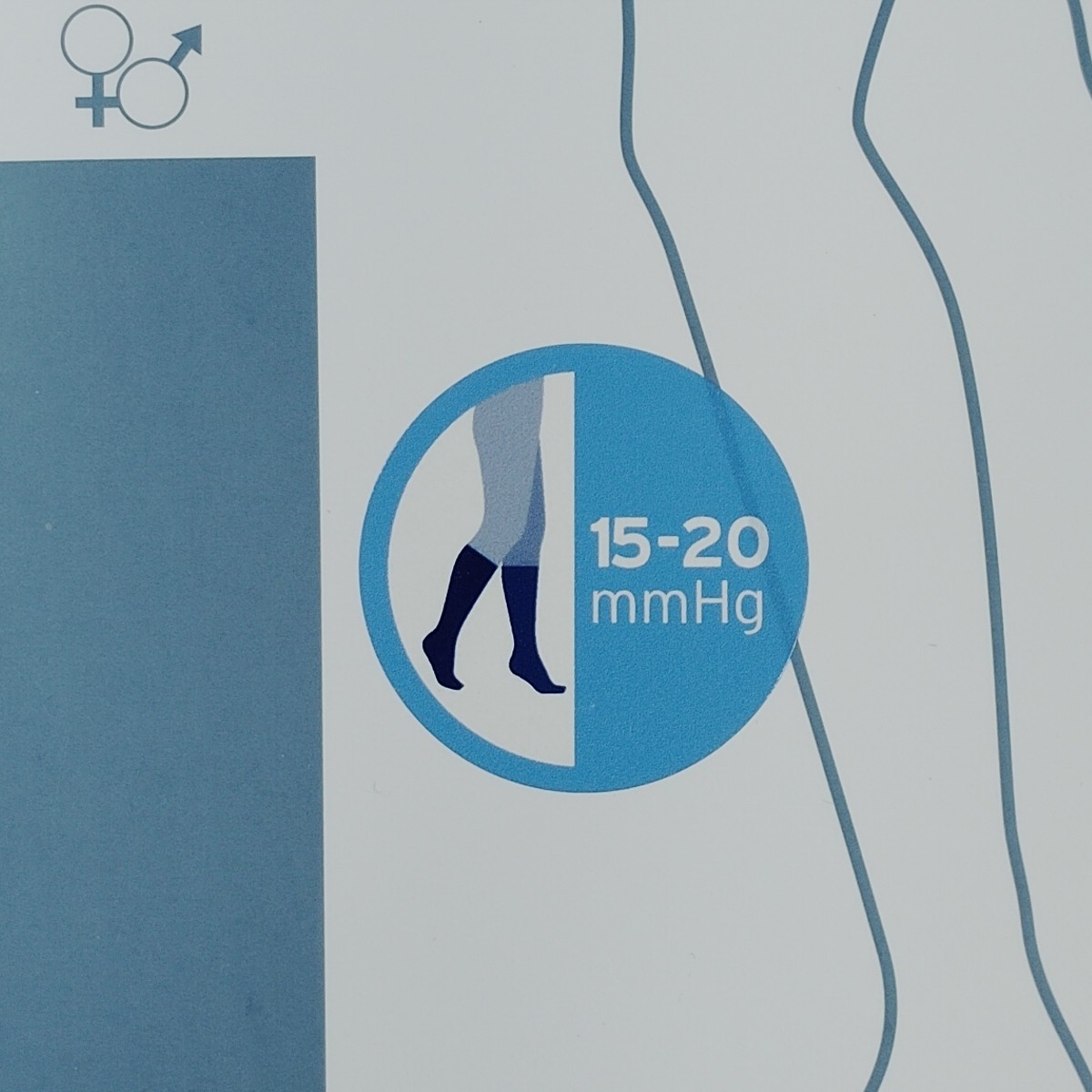 JOBST Relief Compression Stockings MED 15-20 mmHg Black Knee CT Closed Toe NEW