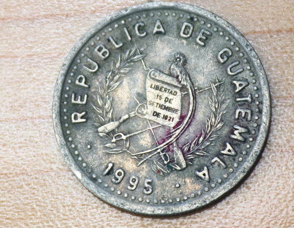 1995 Guatemala 10 Centavos