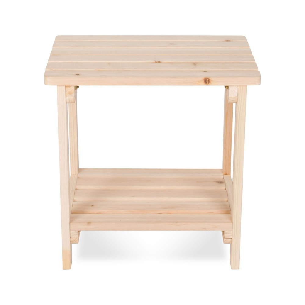 Providence Rectangular Side Table – Natural