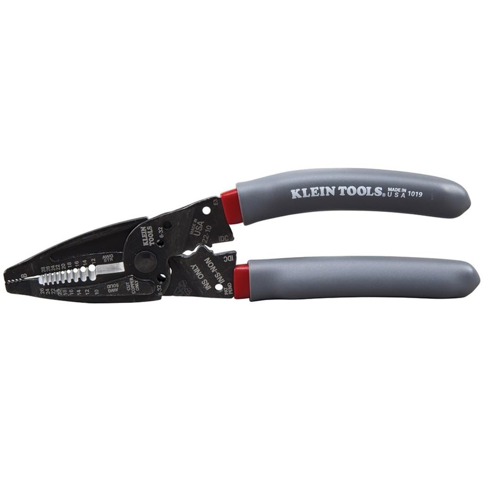 Klein Tools 1019 10 - 26 AWG Solid, 12 - 28 Stranded, Gray/Red