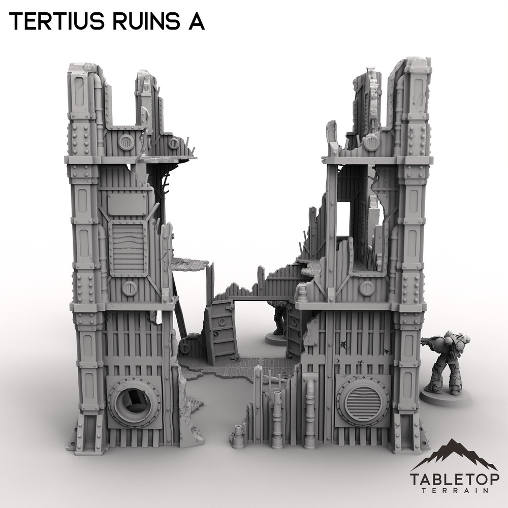 Tertius Ruins A - Grimdark Gothic Wargaming Tabletop