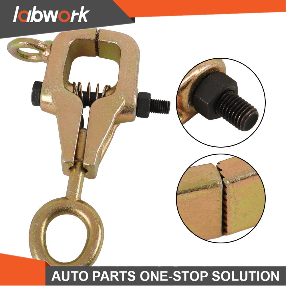 Labwork 5Ton 2-Way Auto Body Clamp Straight Automatic Self-Tightening Pull Clamp