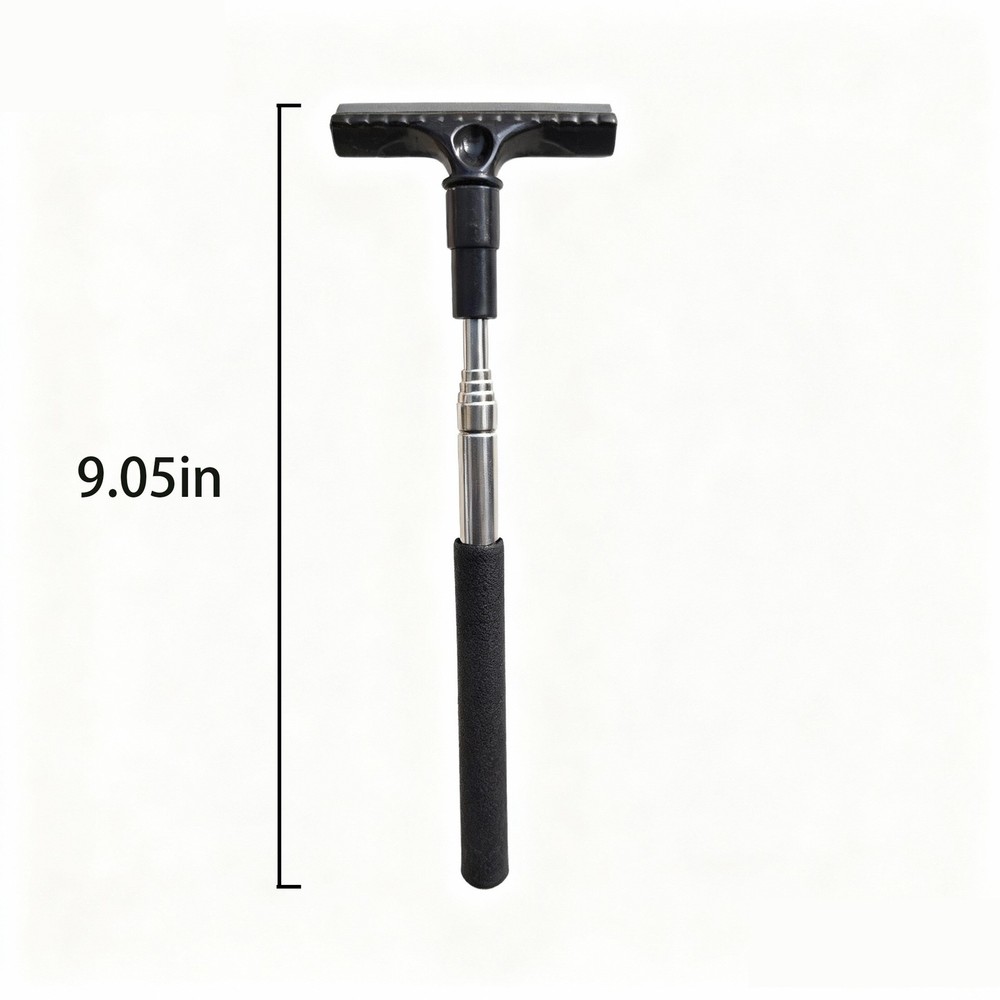 Extendable Multifunctional Car Rearview Mirror Wiper Snow Ice Water Scraper 1pc