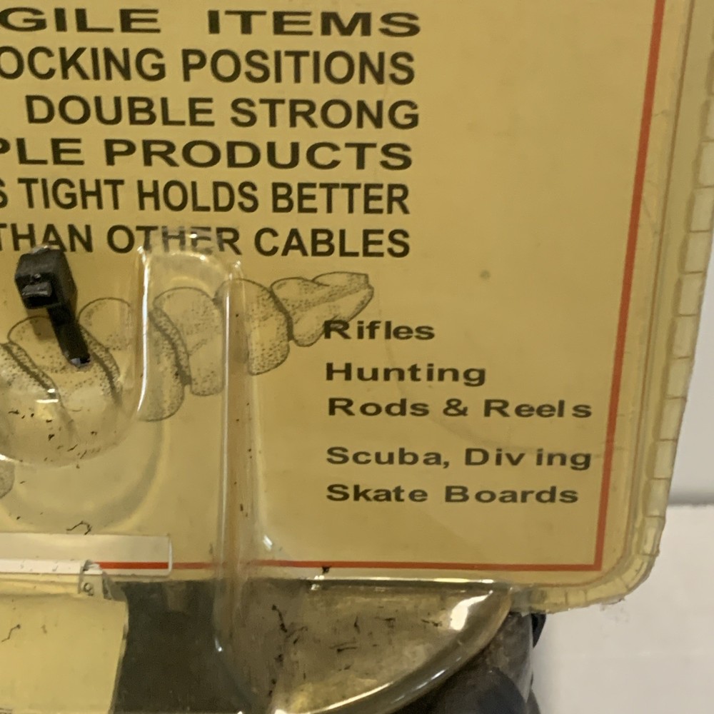 EZ Lock The Rattler New Double Cable Lock Everything