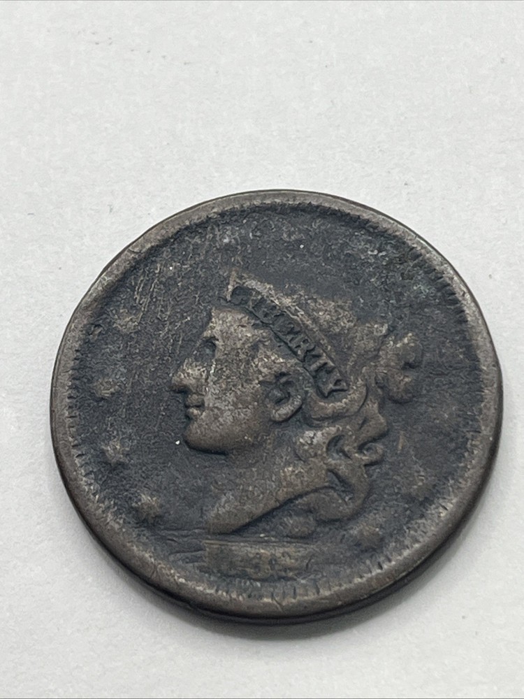 1838 1C Coronet Head Cent