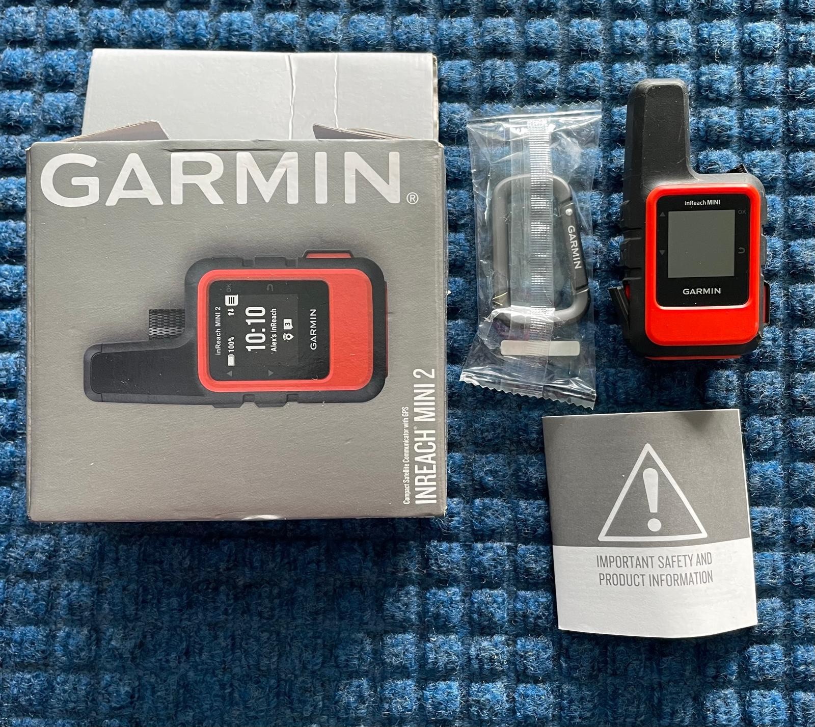 Garmin inReach Mini 2 GPS Satellite Communicator SOS w/ Box – Red