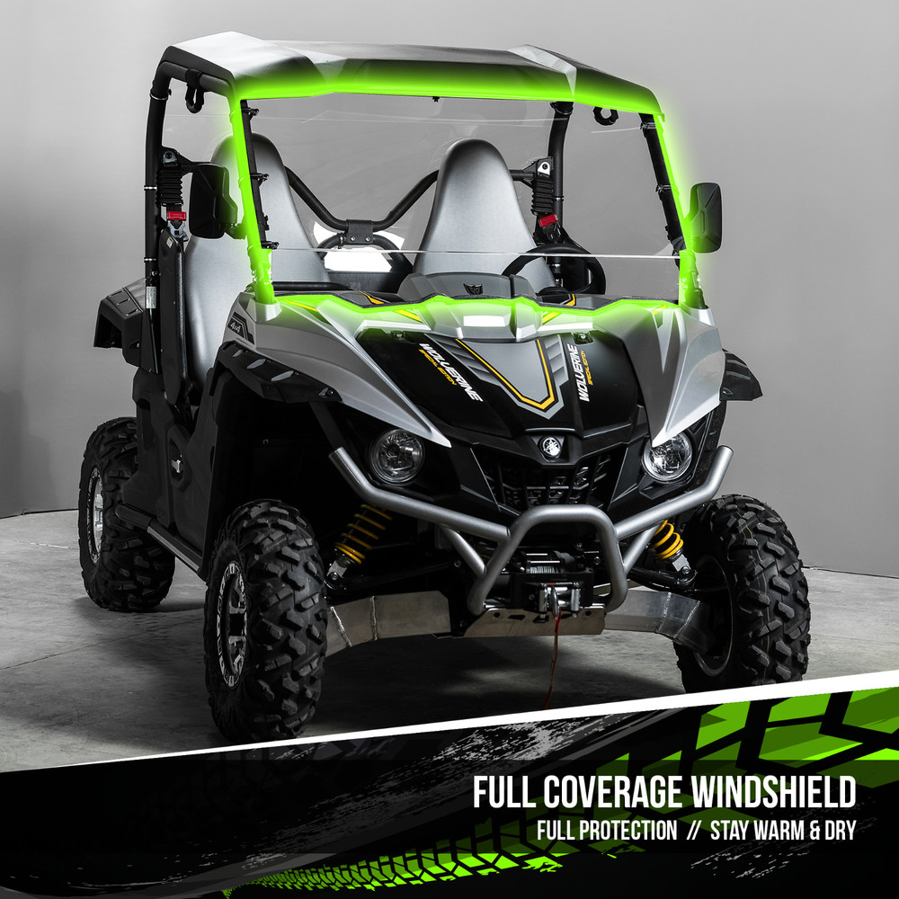 TERRARIDER YAMAHA WOLVERINE FULL UTV WINDSHIELD - AR 3/16"