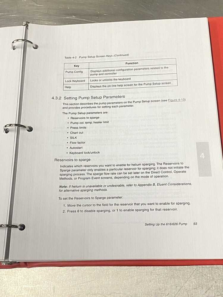 Waters 616 626 LC System HPLC Pump - Users Guide / Instruction Book / Manuals