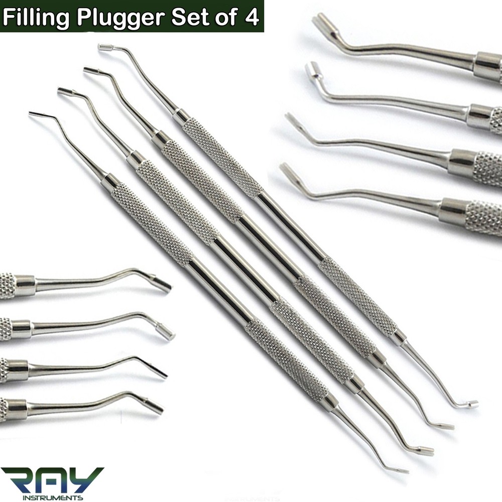 Dental Amalgam Plugger Restorative Condenser Composite Filling Instruments