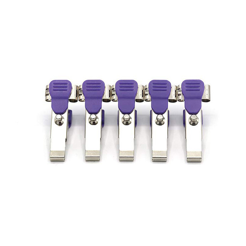 5pc/pk Veterinary ECG EKG Alligator Electrode Clip Universal Connection Snap