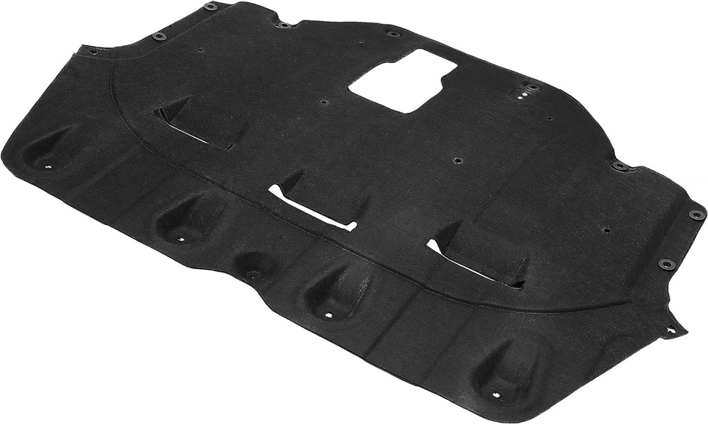 Black Front Lower Cover Flock Engine Splash Shield for 2015-2017 Hyundai Sonata
