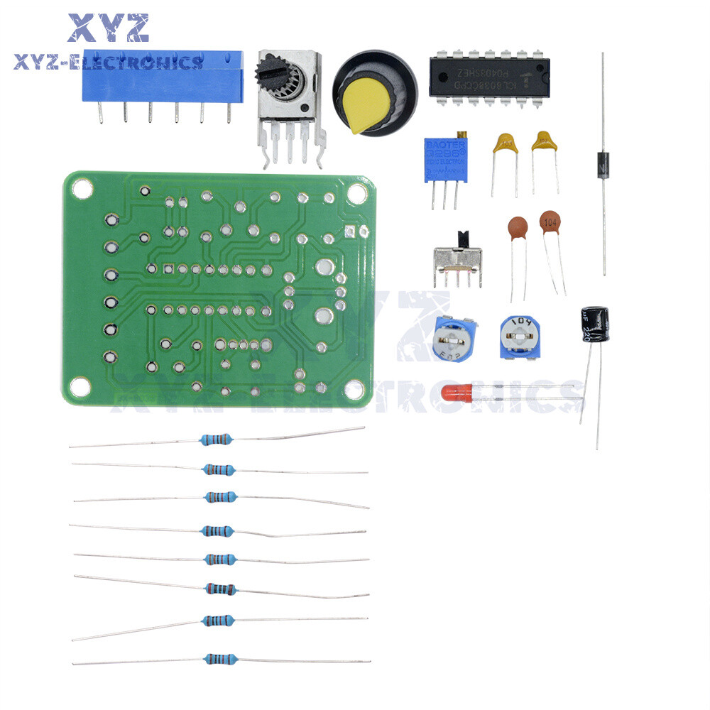 ICL8038 Monolithic Function Signal Generator Module DIY Kit Sine Square Triangle