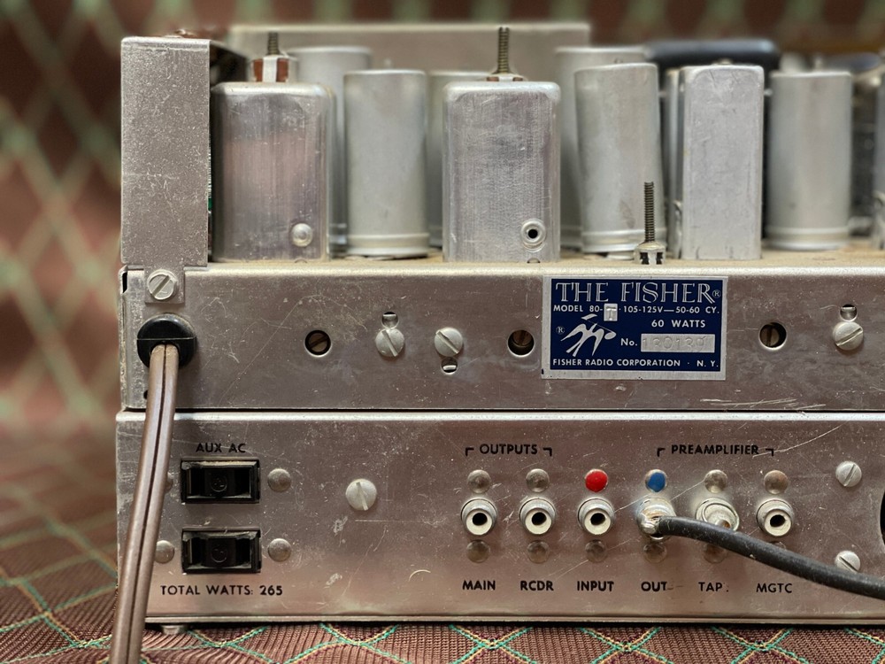 Fisher 80T tube tuner- Complete (untested)