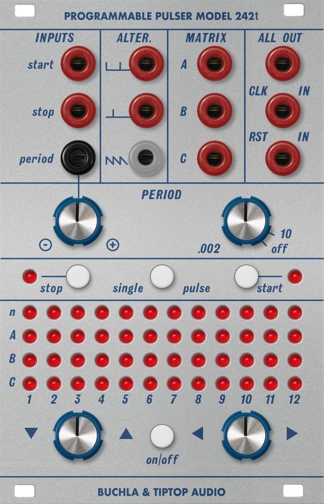 Tiptop Audio Buchla 242t Programmable Pulser Eurorack Module