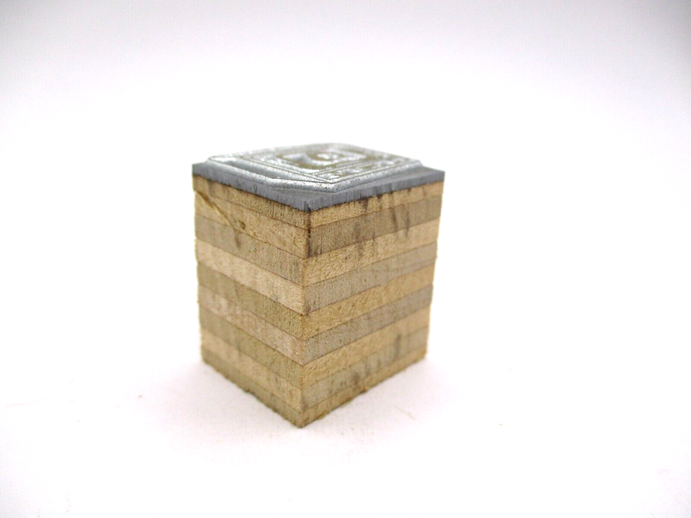 Vintage Printing Letterpress Printers Block Small TV