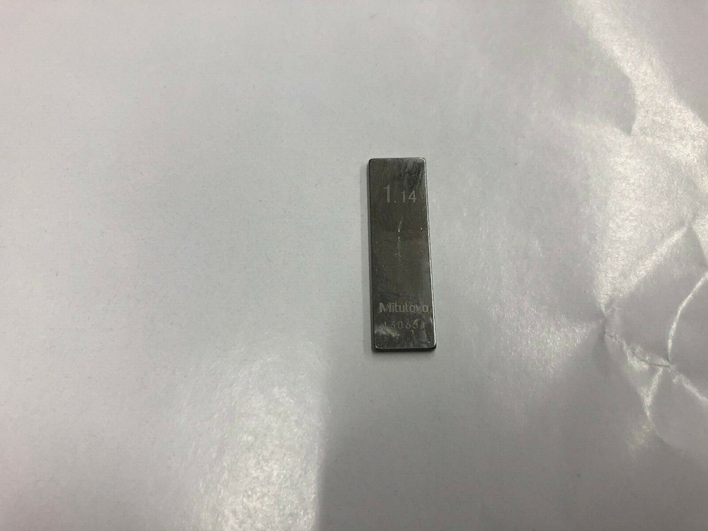 1.14mm Mitutoyo Steel Rectangular Gauge Gage Block