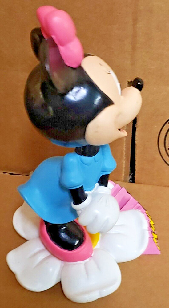 2002 AGP DISNEY MINNE MOUSE BOBBLEHEAD FLOWER BASE